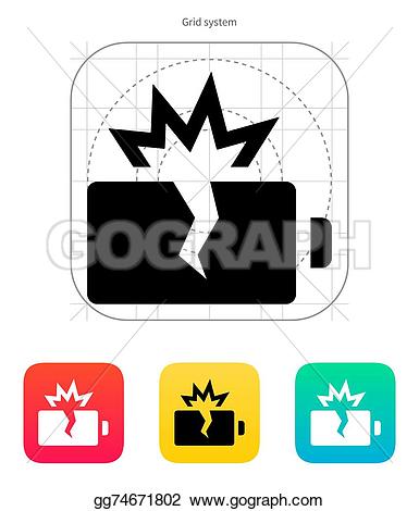 385x470 Battery Explosion Clipart