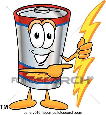 433x470 Stock Illustration Of Battery Pointing To Side Battery016
