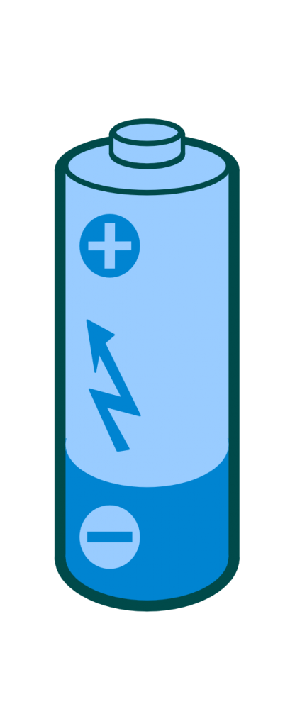 409x1024 Battery Clipart