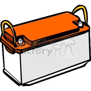 300x300 Royalty Free Car Battery 172159 Vector Clip Art Image