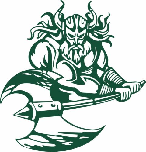 480x500 Viking Warrior Norsemen Battle Axe Car Truck Window Vinyl Decal