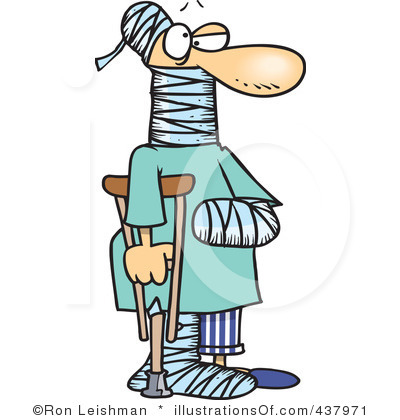 400x420 Battle Casualty Clipart