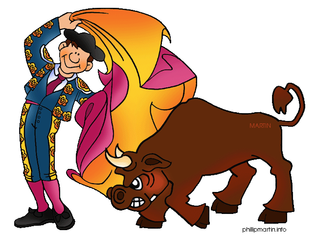 648x482 Battle Clipart Bull