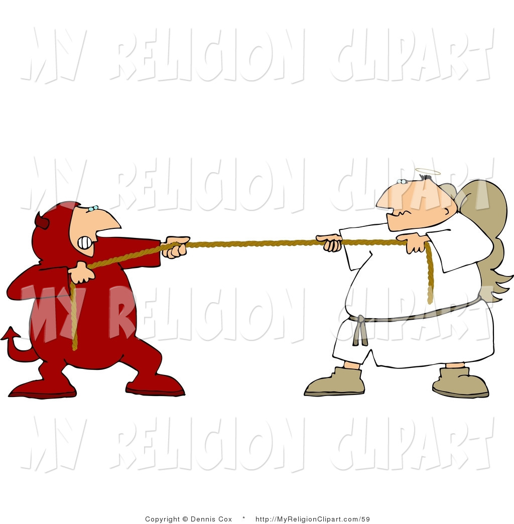 1024x1044 Religion Clip Art Of A Tug Of War Consciousness Battle Between