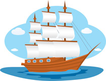 210x162 Sailing Ship Clipart Battleship