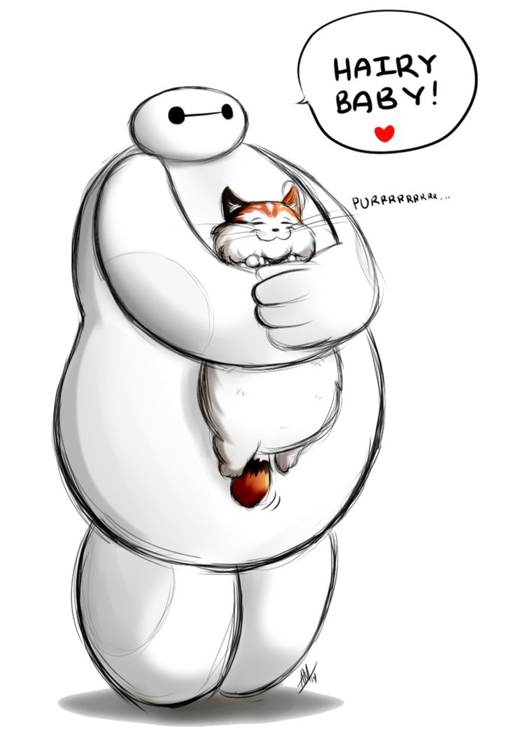 736x1060 Drawn Grumpy Cat Baymax