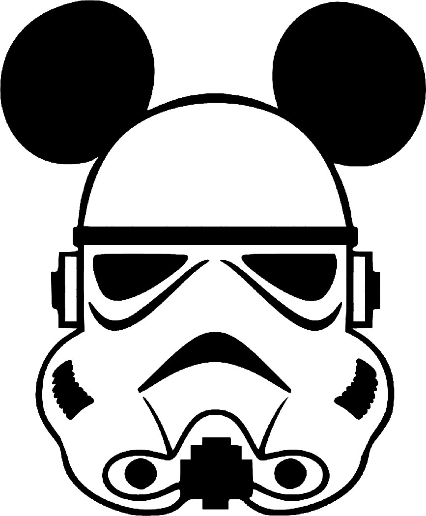 867x1050 Stormtrooper Clipart Silhouette