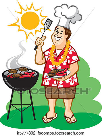 355x470 Hawaiian Bbq Clip Art Cliparts