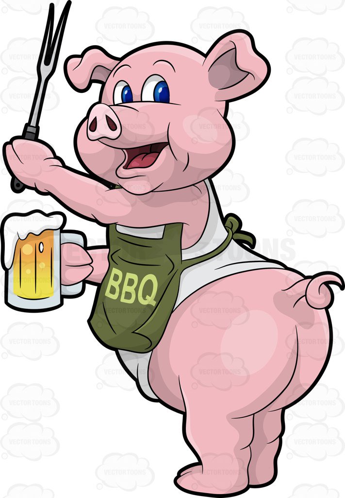Bbq Clipart Black And White