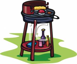 300x249 Clipart Picture Of A Bbq Grill