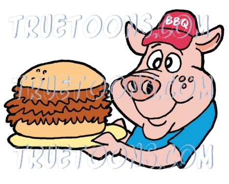 468x376 Pork Clipart Pig Bbq