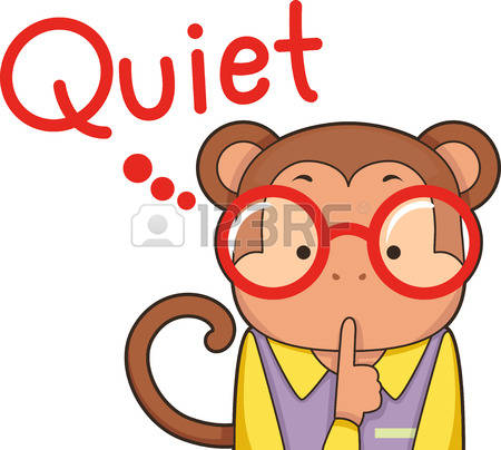 450x404 Quiet Clipart