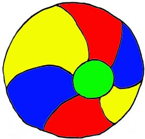 287x275 Beach Ball Clip Art 2