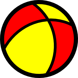 300x300 Playing Beach Ball Clipart