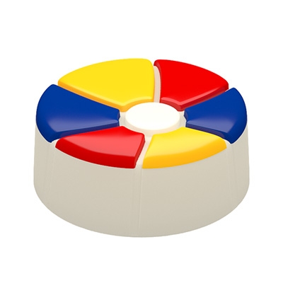 400x400 Beach Ball Cookie Mold