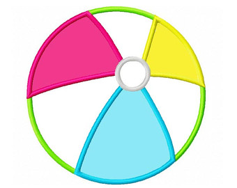 340x270 Beach Ball Printable Clipart