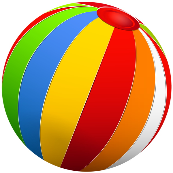 600x600 Summer Clipart Beach Ball