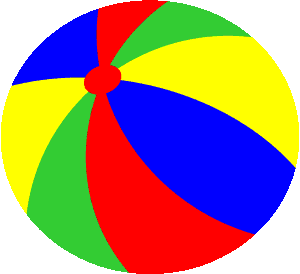 300x274 Free Beach Ball Clipart