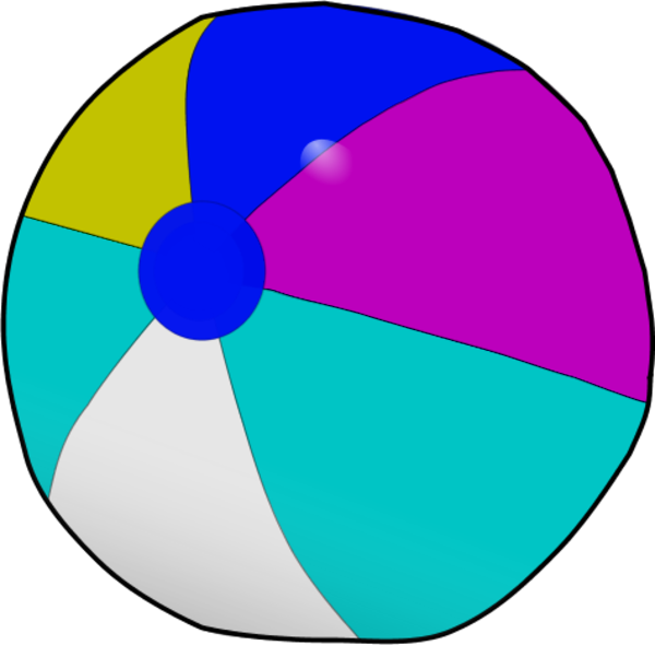 Beach Ball Vector | Free download on ClipArtMag