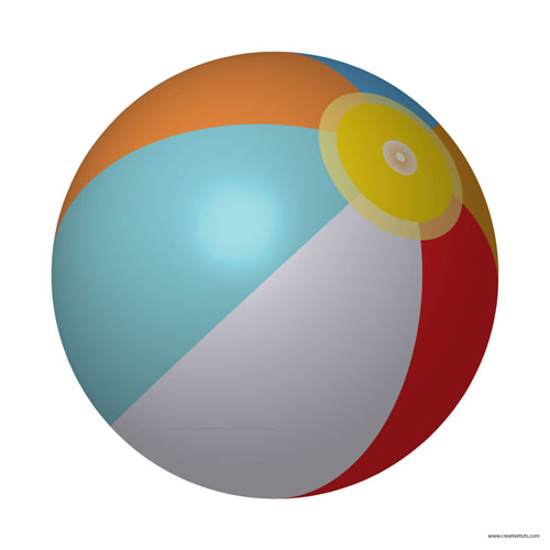 500x500 Free Vector Beachball By Creativetuts
