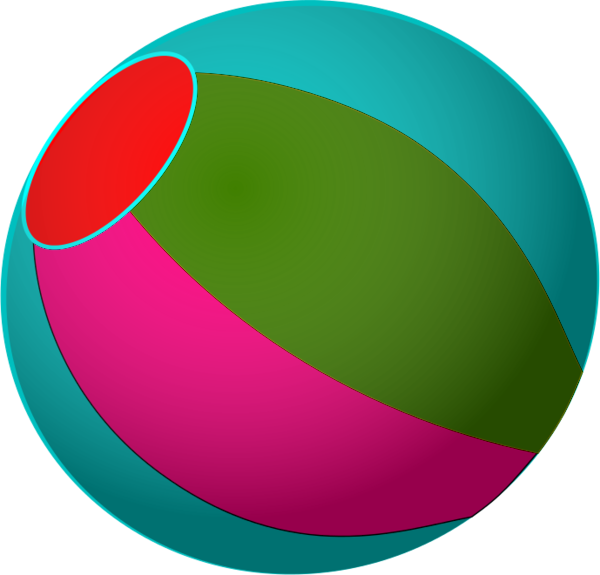 600x575 Multi Color Beach Ball Vector Clip Art Multicolor Beach 2