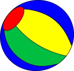 300x288 Multilor Beach Ball Vector Clip Art Clipartix