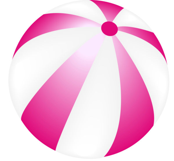 600x555 Vector Image Of A Beach Ball.