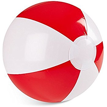 350x350 Red Beach Ball 14 (1 Dozen)