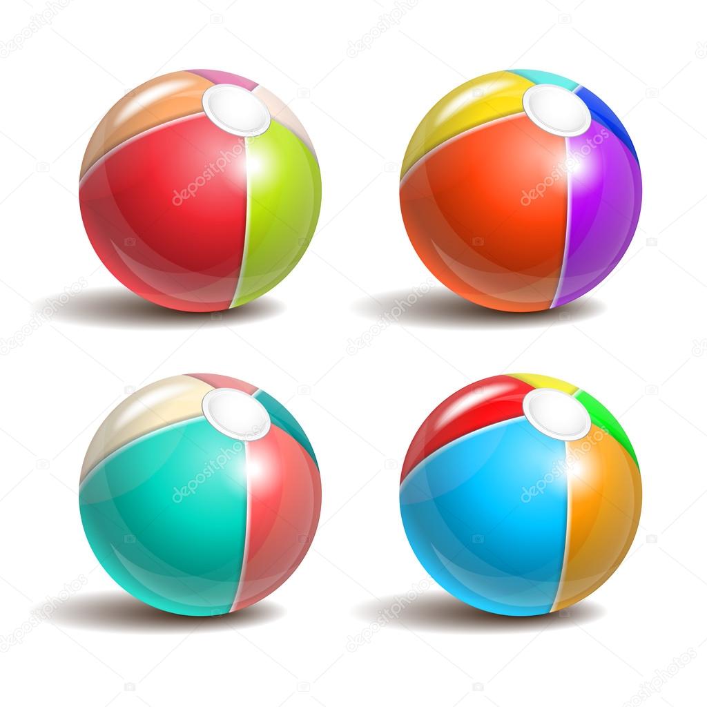 1024x1024 Beach Balls Stock Vector Tassel