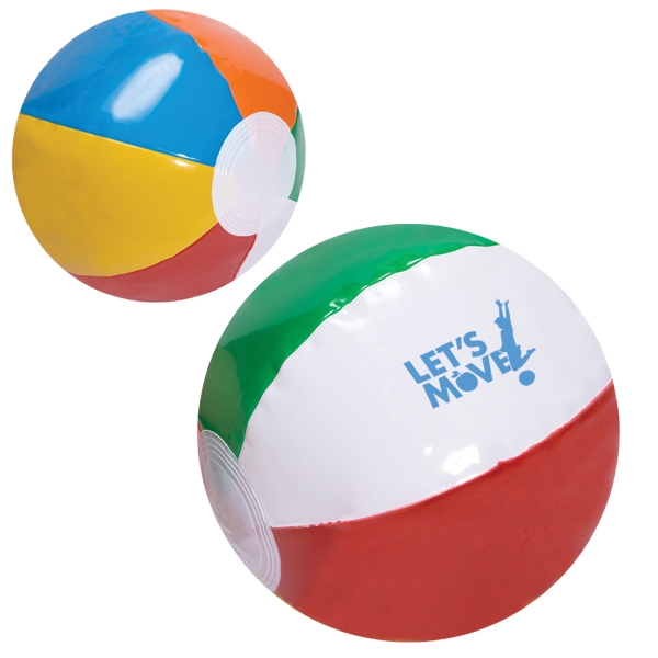 600x600 Promotional Beach Balls Customized Beach Balls Usimprints