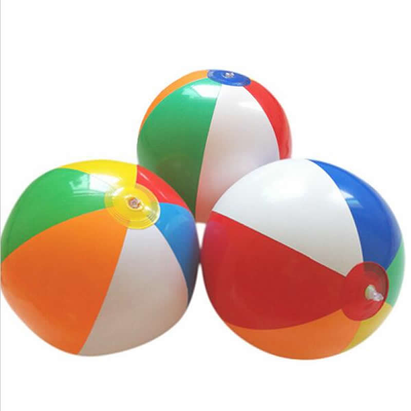 800x800 30cm40cm Colored Inflatable Beach Balls Rubber Children Toy Ball