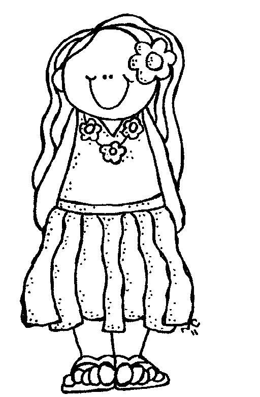 512x781 Girl Images Black And White Clipart