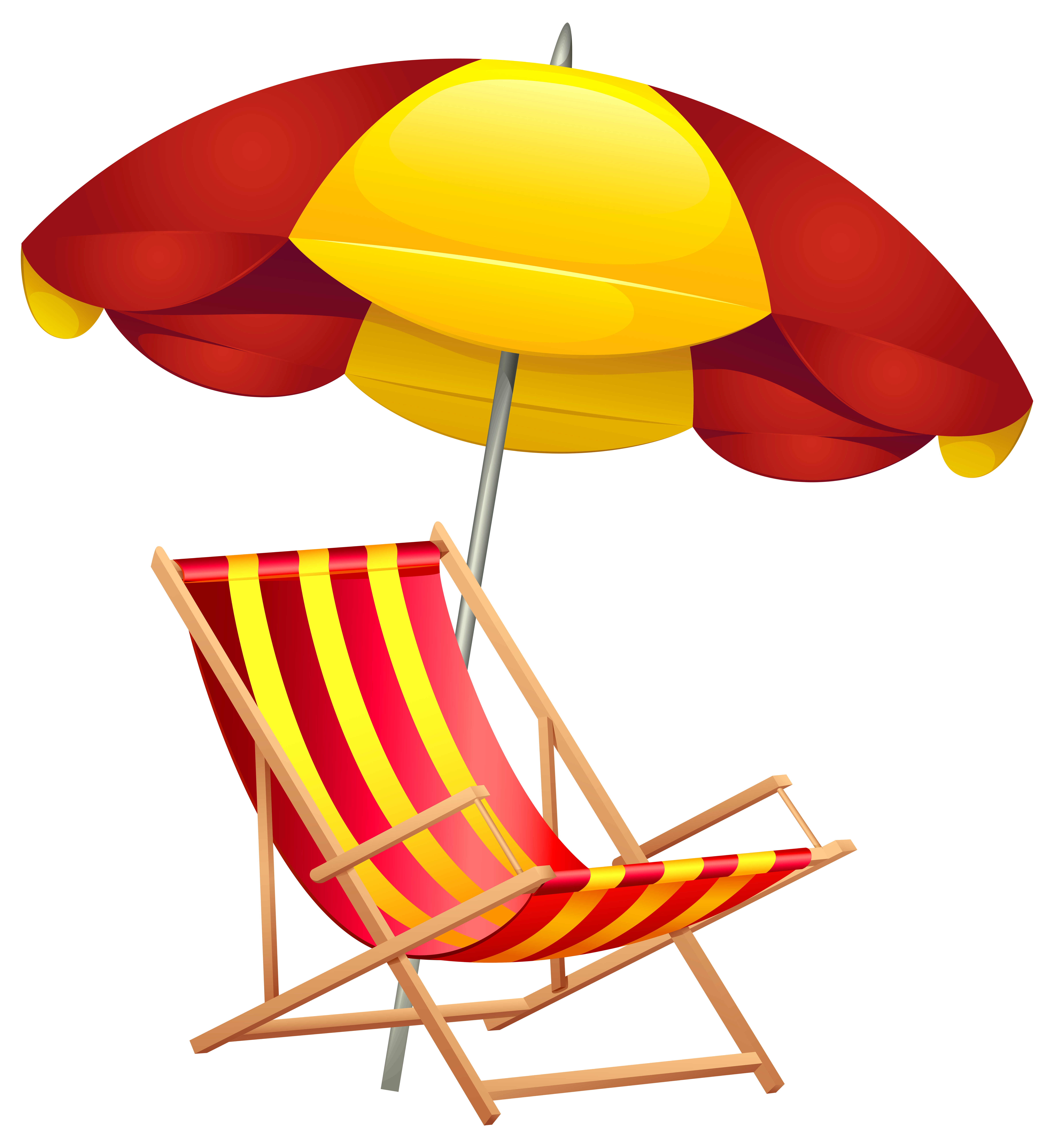 7344x8000 Beach Chair And Umbrella Png Clip Art Imageu200b Gallery