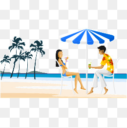 260x261 Sea Beach Leisure Cartoon Characters Png Images Vectors And Psd