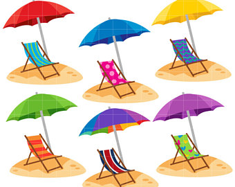 340x270 Beach Chair Clip Art Etsy