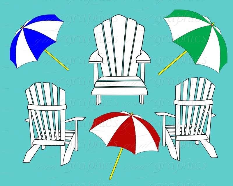 800x640 Beach Chair Clip Art