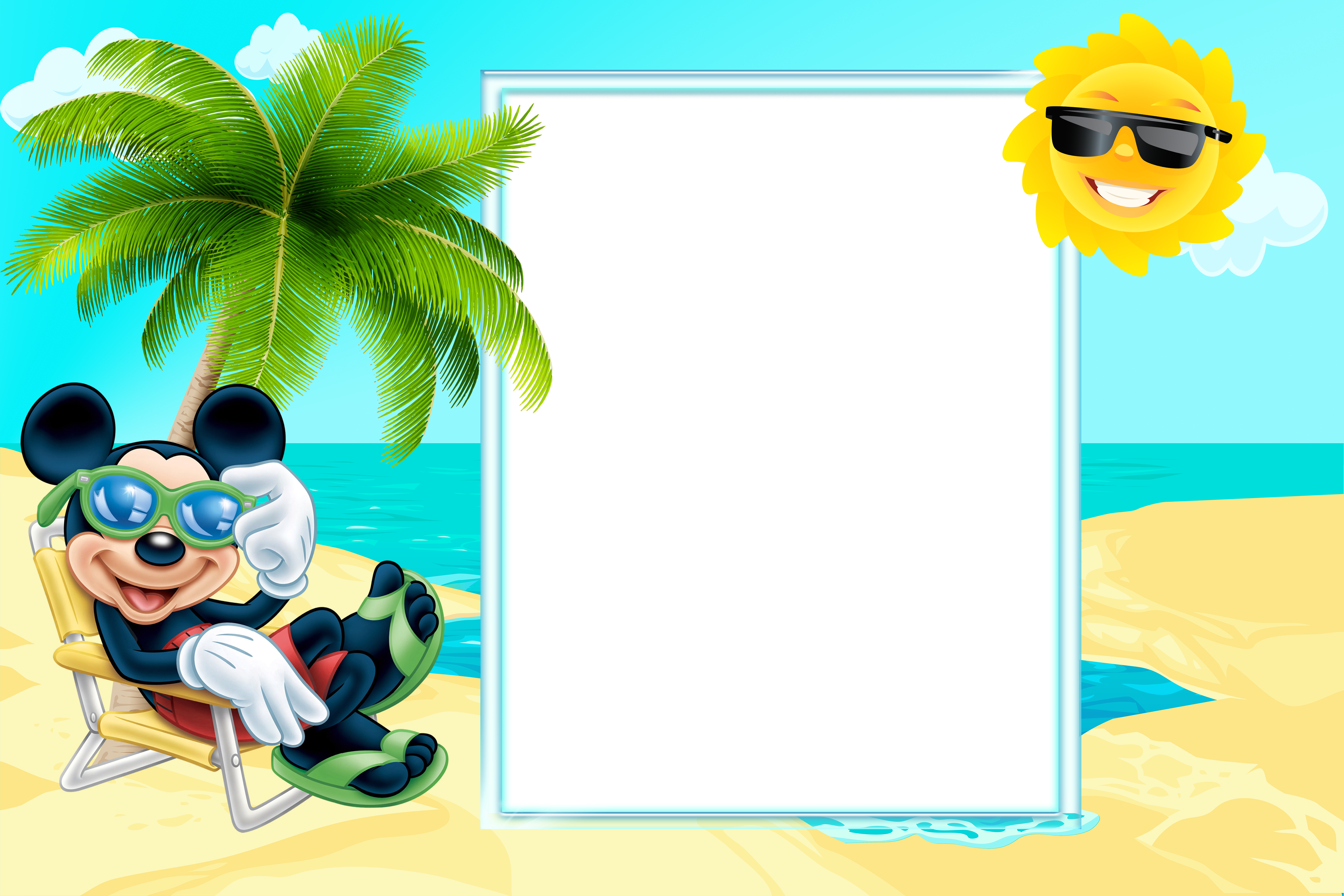 5000x3333 Season Clipart Summer Frame
