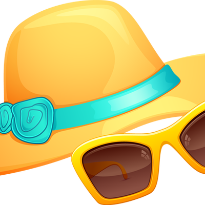 400x400 Sunglasses Clipart Sun Hat