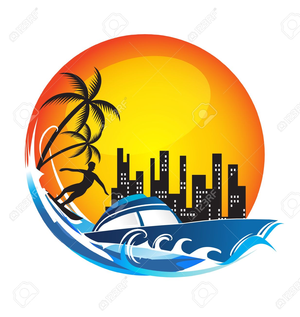 1234x1300 Travel Clipart Beach Party