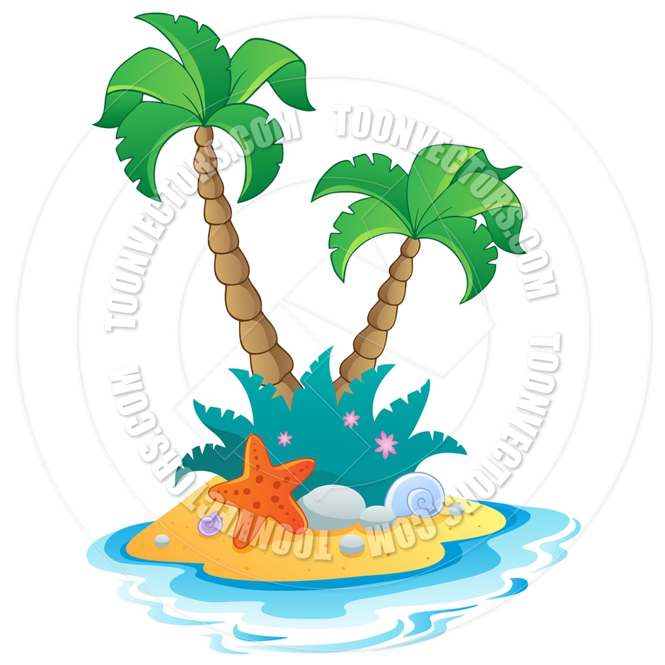 940x940 Island Clipart Beach Scene