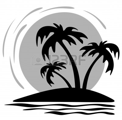 401x393 Sunset Black And White Clipart