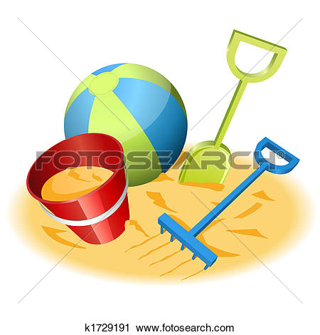 450x470 Sand Toys Clipart