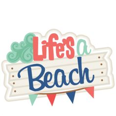 236x236 Lifes A Beach Clipart