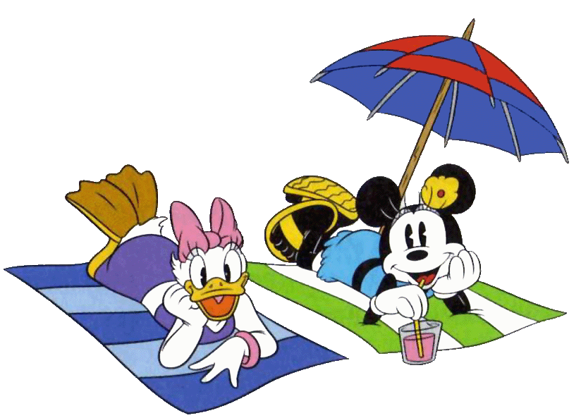 824x593 Beach Clipart Daisy Duck