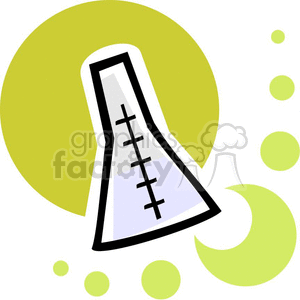 300x300 Royalty Free Cartoon Chemistry Beaker 382732 Vector Clip Art Image