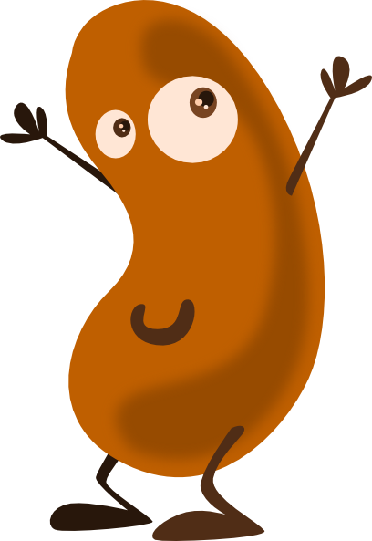 408x593 Brown Bean Clip Art