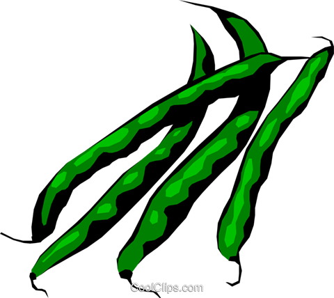480x428 Green Beans Royalty Free Vector Clip Art Illustration Food0408