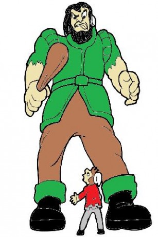 307x461 Jack And The Beanstalk Clipart