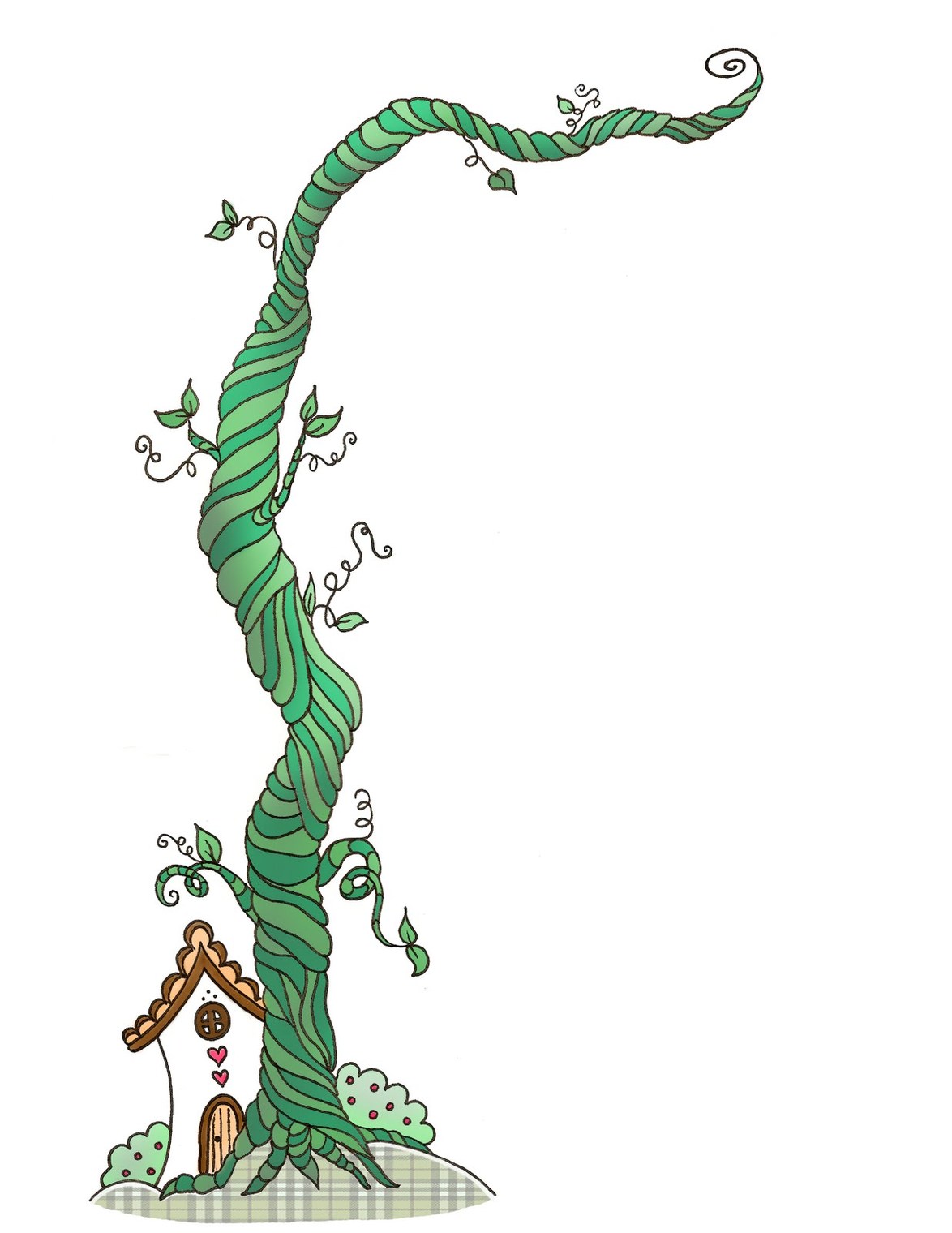 1174x1520 Jack And The Beanstalk Clipart