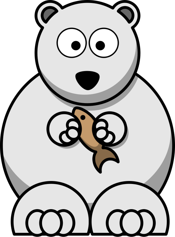 591x800 Free Cartoon Polar Bear Clip Art